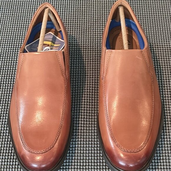Clarks | Shoes | Clarks Mens Whiddon Plain Loafer Dark Tan  display picture 3